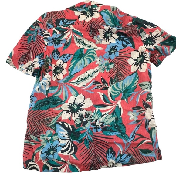 C&C California 100% Tropical Floral Men's Shirt Size M - Picture 6 of 9